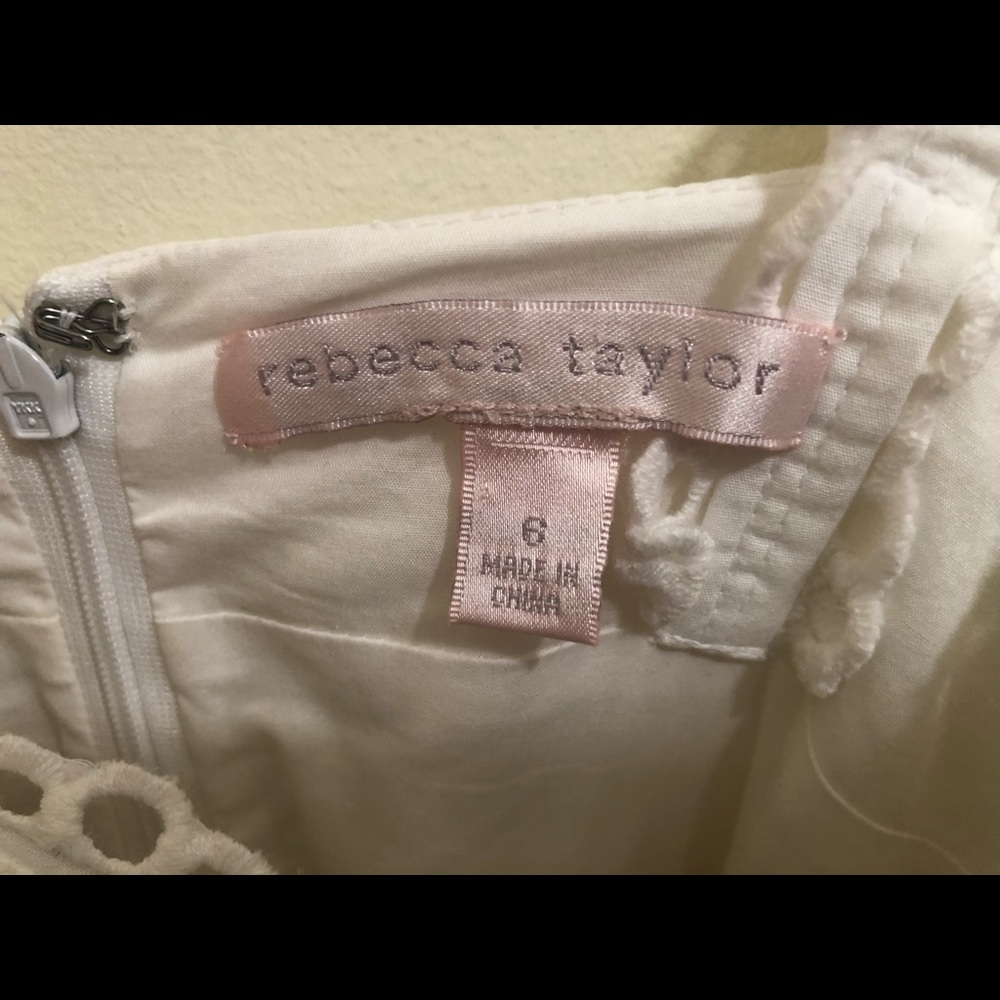 Rebecca Taylor spring white dress